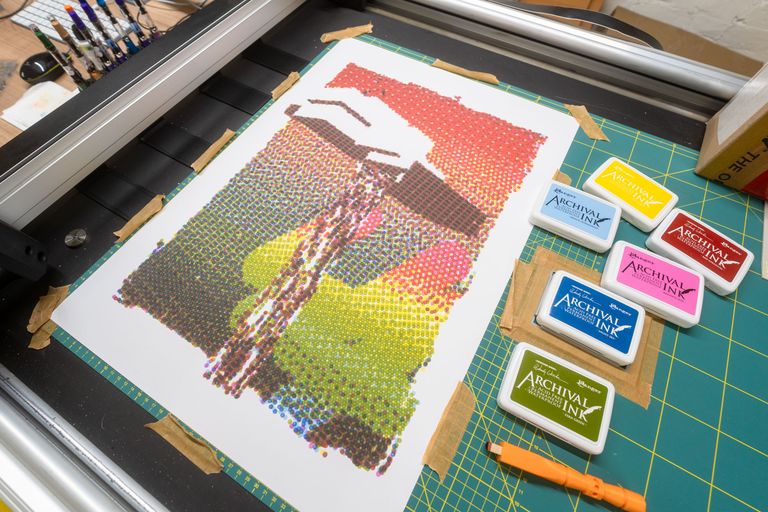 Artwork from project Rubber Stamping Machine